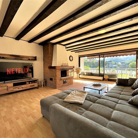 Traumaussicht Kamin Balkon Burgblick 65 Zoll Tv Netflix Sky Joyn Lindenplatz Apartment Булай Екстериор снимка