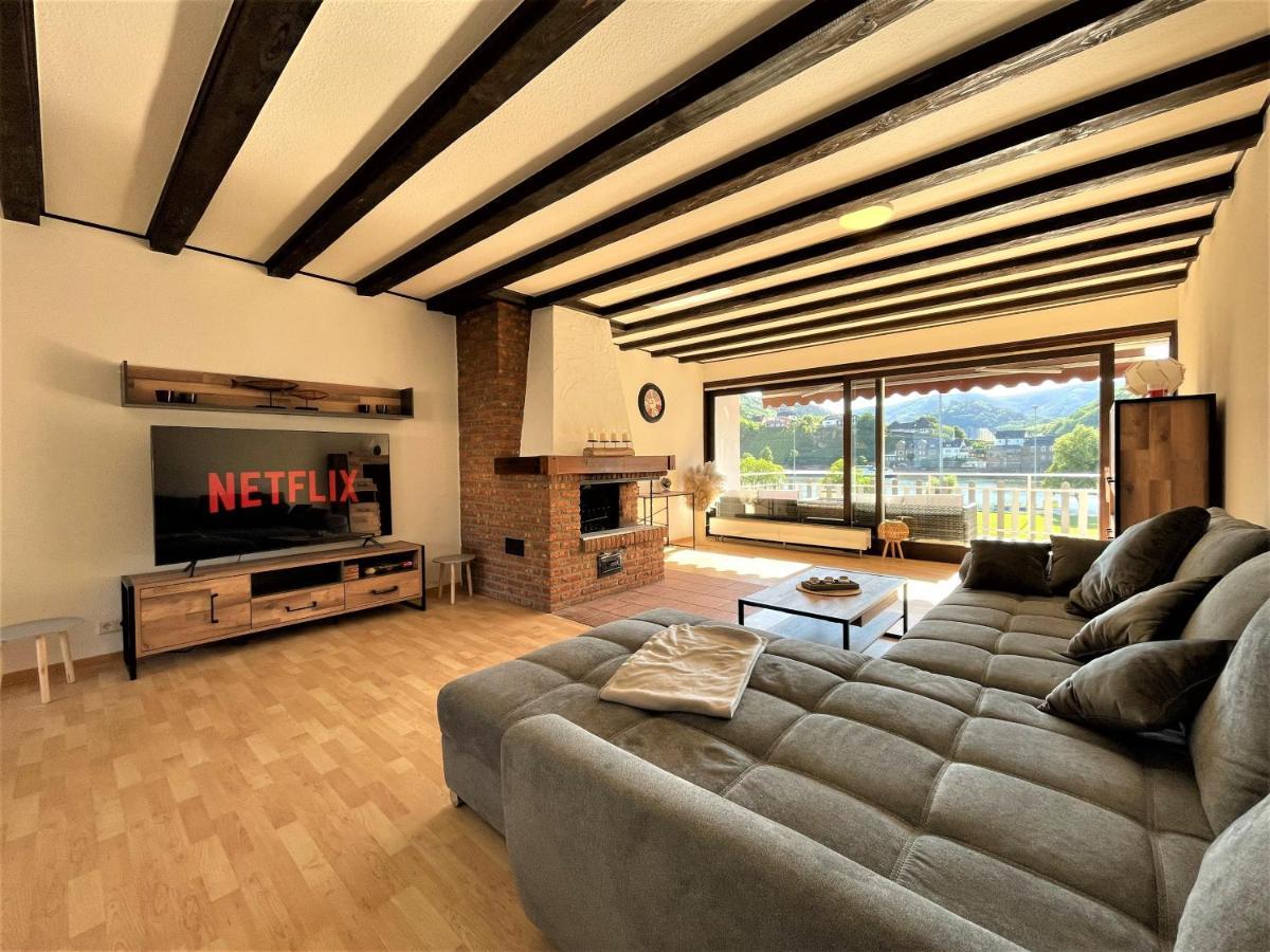 Traumaussicht Kamin Balkon Burgblick 65 Zoll Tv Netflix Sky Joyn Lindenplatz Apartment Булай Екстериор снимка
